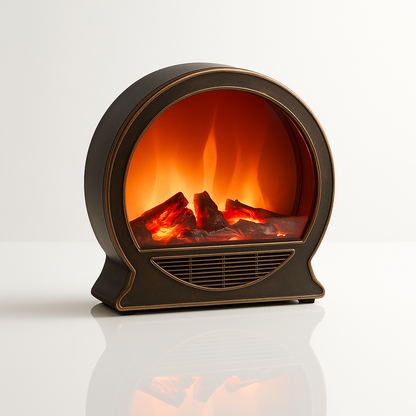 Mini Electric Fireplace Night Lamp UAE | Realistic Flame Effect