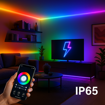 IP65 Waterproof Neon Rope Light – Outdoor and Indoor RGB LED Strip for Room Decoration