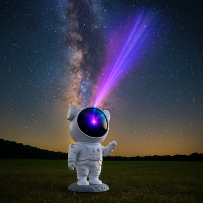 Astronaut Galaxy Star Projector | Nebula Night Light with Remote & Bluetooth for Bedroom, Gaming Setup & Kids Room